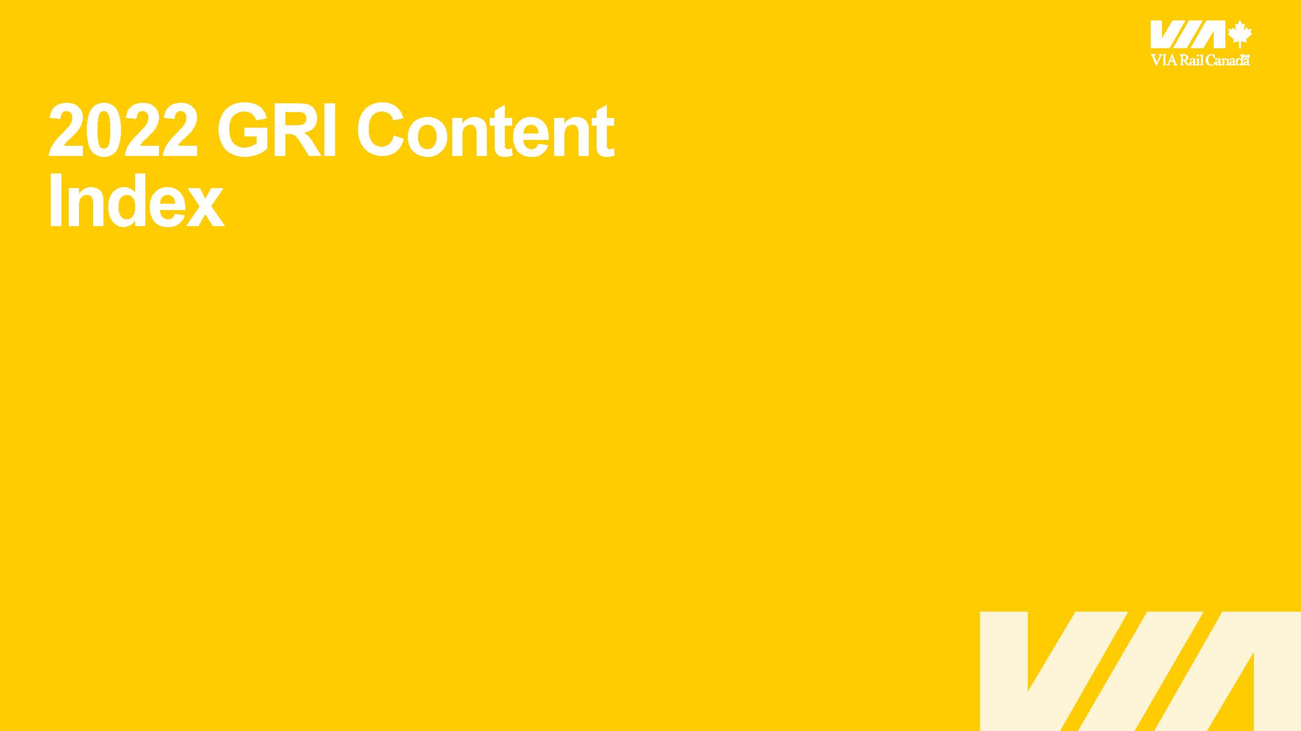 2022 GRI Content Index